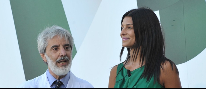 Piero Bianucci  e Cristina Chiabotto